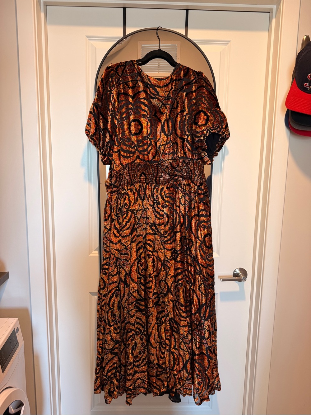 Anthropologie Catalina Burnout Velvet Dress - Picture 5 of 7